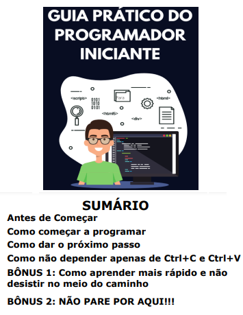 Sumário Ebook Ebook Grátis - Guia Prático Para o Programador Iniciante