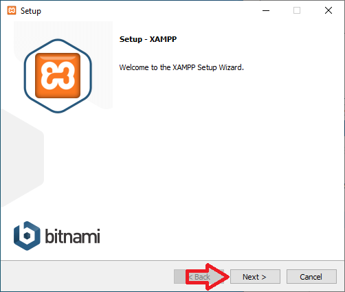 Instalando XAMPP Windows: prosseguindo a instalação